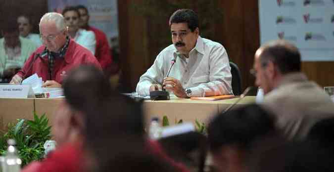 Nicols Maduro, vice-presidente da Venezuela(foto: PRESIDENCIA / AFP)