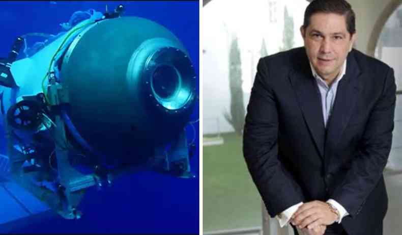 submarino Titan e Mrio Ferreira