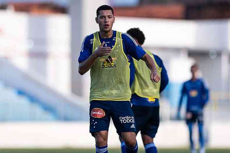 Matheus Pereira espera que time termine a Srie B de maneira digna(foto: Bruno Haddad/Cruzeiro)