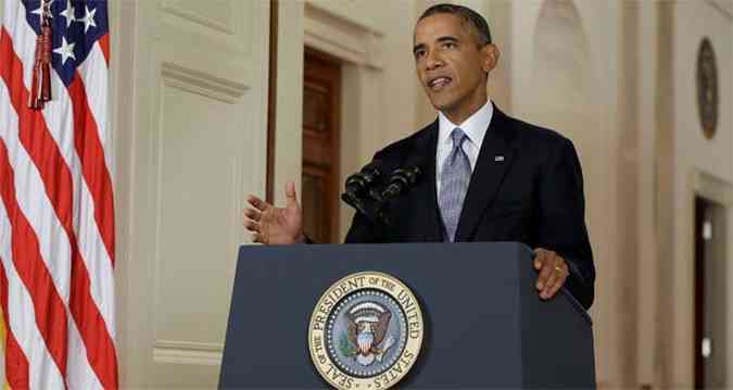 Obama disse ter dvidas de que a Sria vai levar o plano russo adiante(foto: REUTERS/Evan Vucci/POOL)