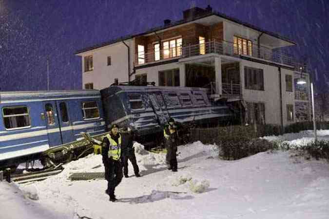 A polcia investiga o que levou a mulher a roubar o trem(foto: AFP PHOTO / SCANPIX SWEDEN/ JONAS EKSTROMER)