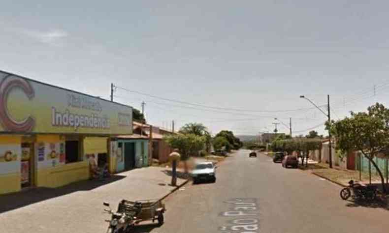 Crime aconteceu na Avenida So Paulo, Bairro Independncia, em Ituiutaba(foto: Google Street View/ Reproduo)