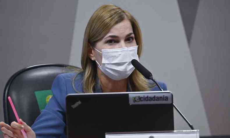 O documento, divulgado pela equipe tcnica do relator, foi intitulado de 'destaques contraditrios do depoimento de Mayra Pinheiro'(foto: Leopoldo Silva/Agncia Senado )