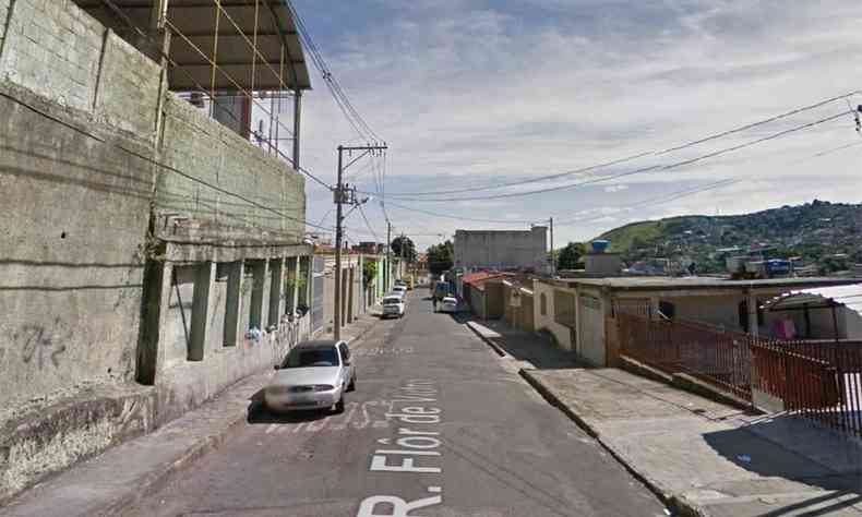 Rua Flor de Vidro, onde os suspeitos foram localizados pela polcia