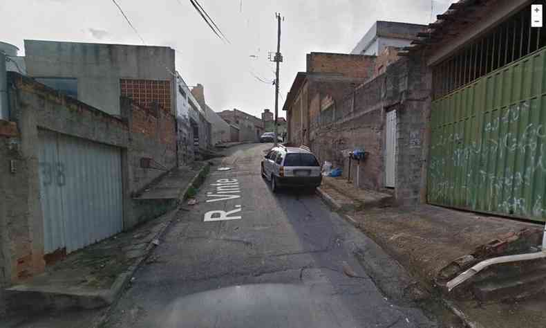 Corpo foi encontrado em uma rua no Bairro Jardim Felicidade(foto: Reproduo/Google)