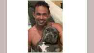 Goleiro Bruno posta foto com cadela pitbull: ''Amiga fiel''