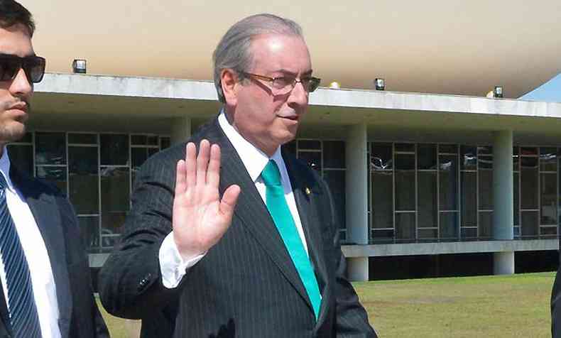 Eduardo Cunha foi afastado do mandato e da presidncia da Cmara por deciso unnime do STF em maio de 2016(foto: Jos Cruz/Agncia Brasil)