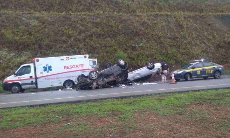 Socorrista  atropelado enquanto atendia vtima de acidente(foto: Triunfo Concebra / Divulgao)