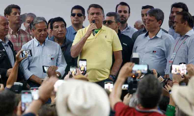Jair Bolsonaro em agrishow 2023