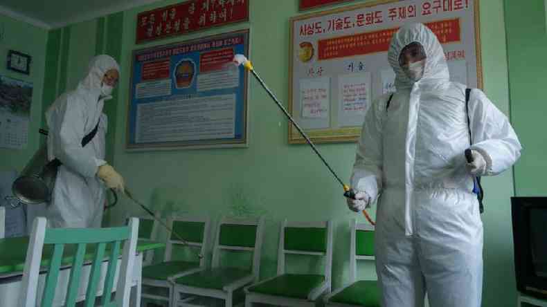 Medicamentos e equipamentos de proteção individual estão em falta na Coreia do Norte