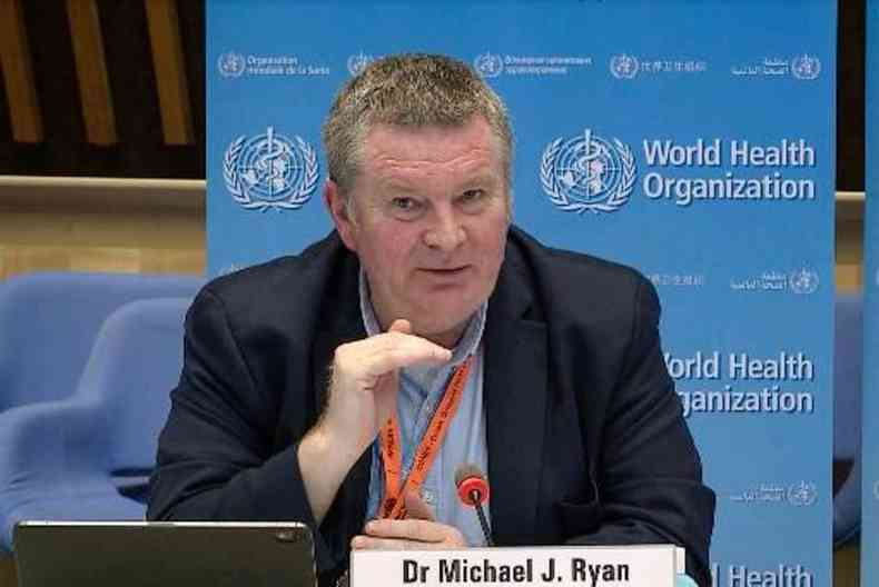 O O diretor-executivo da Organizao Mundial de Sade (OMS), Michael Ryan(foto: AFP)