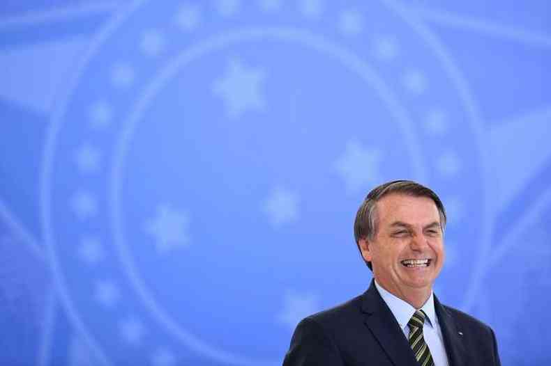 Bolsonaro no citou nomes, mas classificou integrantes do PSL como ''traras'' (foto: Evaristo S/AFP))