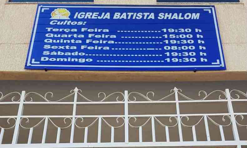 Crimes aconteceram na Igreja Batista Shalom(foto: Carlos Vieira/CB/D.A. Press)