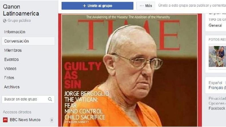 Para os 'anons', as not�cias falsas s�o as publicadas pela grande m�dia(foto: BBC)