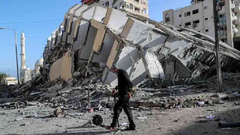 Foras Amadas israelenses empreenderam centenas de ataque a Gaza(foto: Reuters)