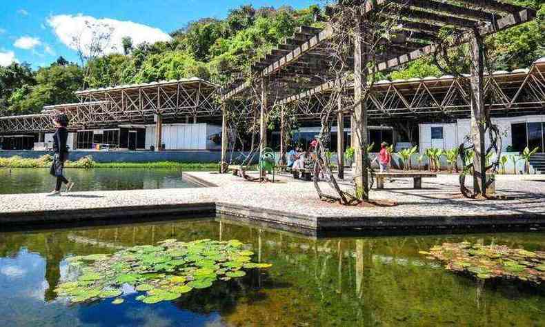 Parque das Mangabeiras, na Regio Centro-Sul de BH, receber visitantes apenas com agendamento prvio (foto: Leandro Couri/EM/D.A. Press)