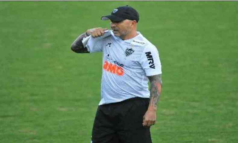 Jorge Sampaoli, treinador do Atltico(foto: Gladyston Rodrigues/EM/D.A Press - 9/3/20)