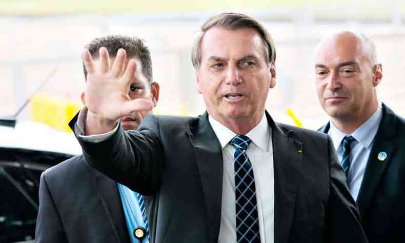 Jair Bolsonaro critica o Ir e foge  tradio da democracia brasileira.(foto: ANTNIO CRUZ/AGNCIA BRASIL)