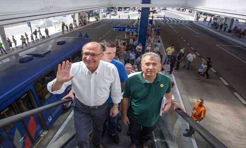 Alckmin  o candidato favorito nas apostas pelo apoio do Centro, mas as legendas abrem negociaes com todos os pr-candidatos (foto: Mastrangelo Reino/A2img)