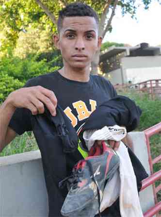 Lucas Henrique da Rocha Lopes, de 16 anos, estudante(foto: Rodrigo Clemente/EM/DA Press)
