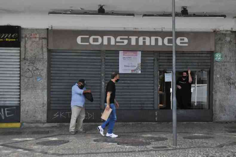 Lojas ficaram fechadas em boa parte da pandemia e pedem revisão do imposto em alugueis(foto: Gladyston Rodrigues/EM/D.A Press)