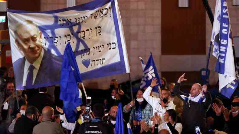 A eleio foi amplamente vista como um referendo sobre a liderana de Benjamin Netanyahu(foto: Reuters)