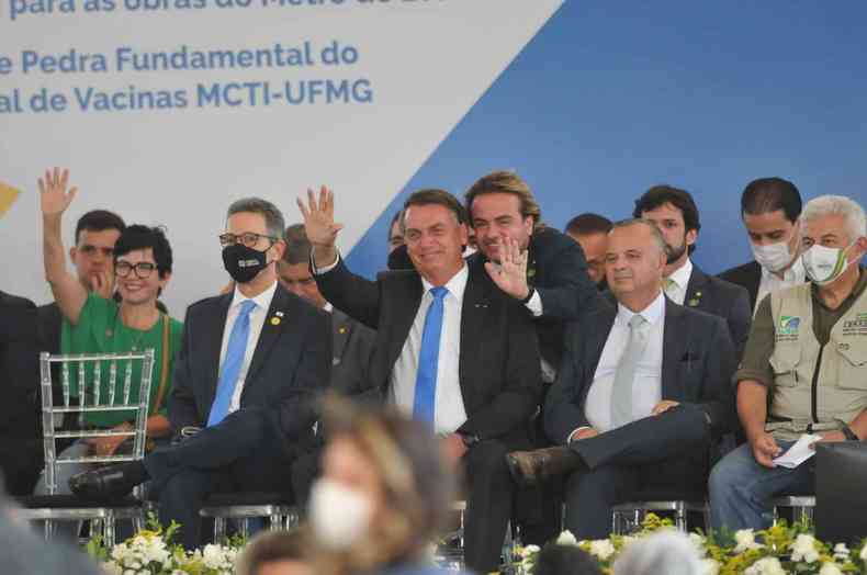 Bolsonaro esteve na Cidade Administrativa para assinatura de acordos