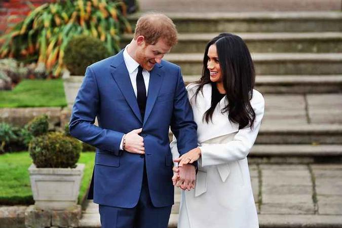 Harry e Megahn vão se casar na presença de 600 convidados. A cerimônia será transmitida pela TV (foto: Daniel LEAL-OLIVAS/AFP ) Harry e Megahn vão se casar na presença de 600 convidados. A cerimônia será transmitida pela TV (foto: Daniel LEAL-OLIVAS/AFP )