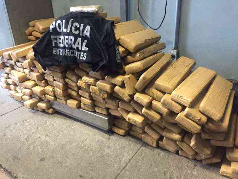 A quadrilha adquiria a droga em na Regio do Tringulo Mineiro, diz a Polcia Federal (PF)(foto: Polcia Federal (PF) / Divulgao)