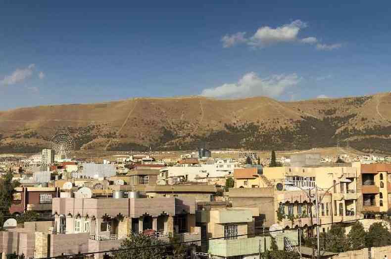 Vista de parte da cidade de Sulaymaniyah, no Curdisto