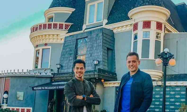 Henry Vargas e Klauss Dures tiveram uma semana de apresentaes no Magic Castle(foto: Ilusion/Divulgao)