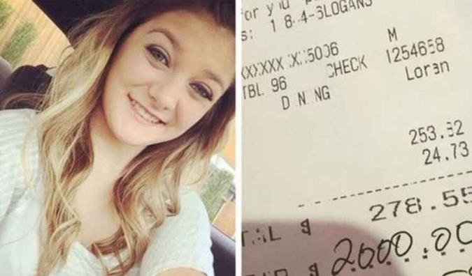 INTERNACIONAL - Gar�onete recebe US$ 2 mil de gorjeta nos Estados Unidos(foto: Arquivo Pessoal / Reprodu��o)