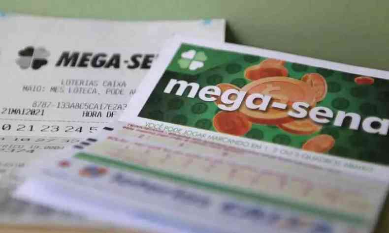 Bilhete de aposta da Mega-Sena