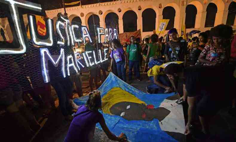 Vereadora pelo PSOL no Rio de Janeiro, Marielle Franco foi assassinada em maro de 2018(foto: Carl de Souza/AFP)