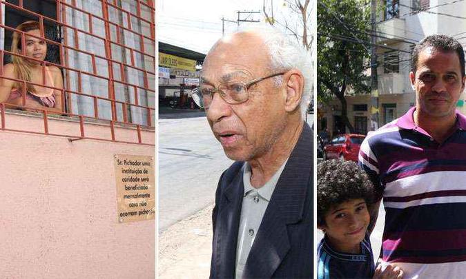 Incentivo ao respeito - Placa criada por Maria Aparecida Teles (E)promete doação a entidade de caridade se prédio não for pichado / Amabilidade - Aos 93 anos, o padre Augusto Padrão (C)conversa com as pessoas na rua distribuindo amizade e conselhos / Gesto inspirador - O microempreendedor Carlos Henrique Barbosa (D) ajuda idosos e crianças na travessia de rua e acredita que atitude sirva de exemplo (foto: Edésio Ferreira/EM/D.A Press) Incentivo ao respeito - Placa criada por Maria Aparecida Teles (E)promete doação a entidade de caridade se prédio não for pichado / Amabilidade - Aos 93 anos, o padre Augusto Padrão (C)conversa com as pessoas na rua distribuindo amizade e conselhos / Gesto inspirador - O microempreendedor Carlos Henrique Barbosa (D) ajuda idosos e crianças na travessia de rua e acredita que atitude sirva de exemplo (foto: Edésio Ferreira/EM/D.A Press)