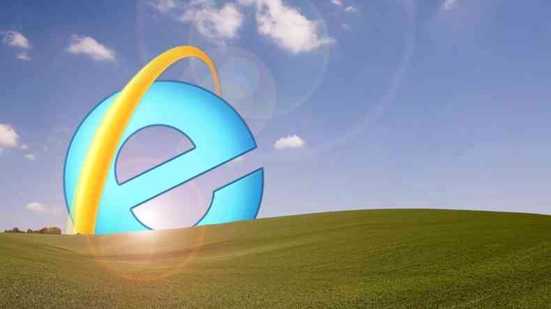 O Internet Explorer, histórico navegador da Microsoft, será finalmente aposentado no ano que vem após mais de 26 anos de serviço, comunicou a gigante da tecnologia.(foto: Microsoft/Getty)
