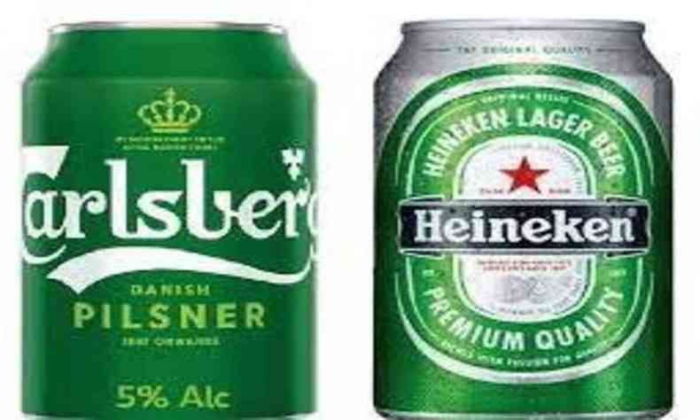 Cervejas Heineken e Carlbesrg 