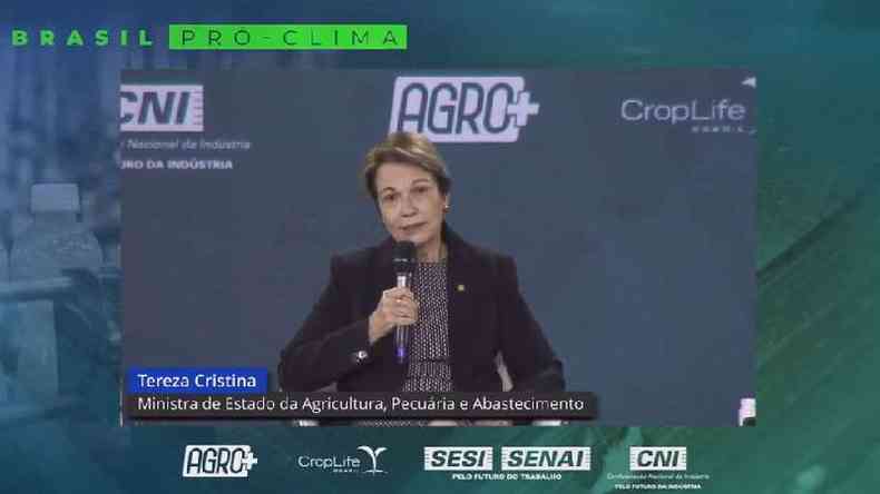 'Precisamos apresentar o verdadeiro agro brasileiro ao mundo', disse a ministra Tereza Cristina