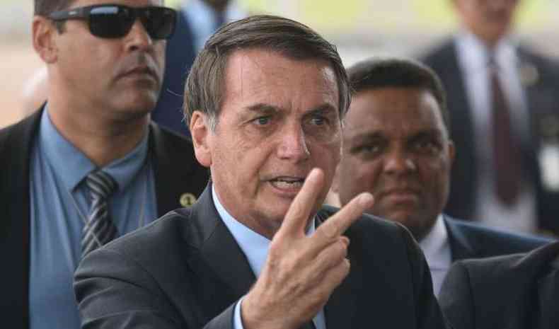 Sada do Presidente Jair Bolsonaro do Palcio do Alvorada(foto: Ed Alves/CB/D.A Press)