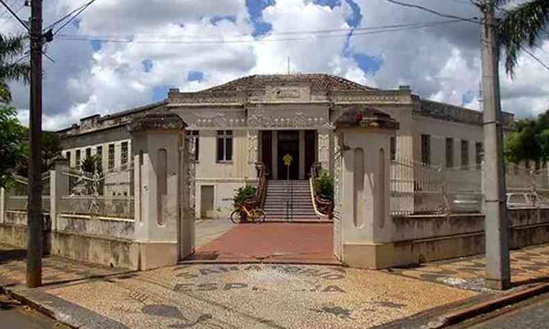 O Sanatrio Esprita de Uberaba foi inaugurado em 1933(foto: Sanatrio Esprita de Uberaba/Reproduo)