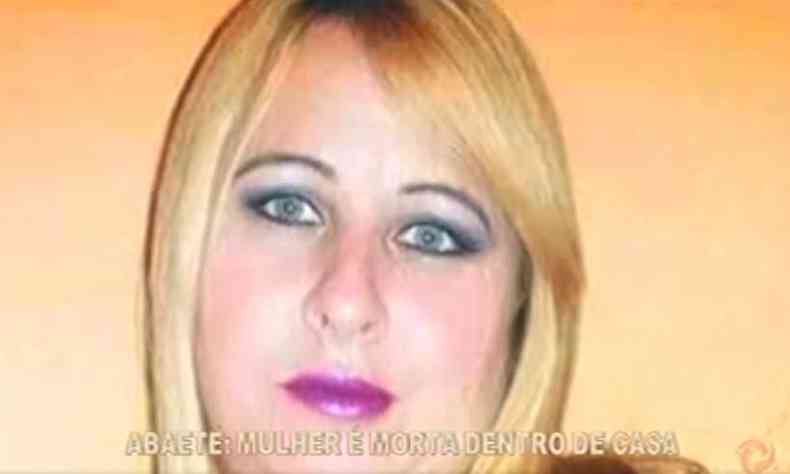 Rosa Anita de Faria era frequentemente ameaada pelo ex-namorado, segundo relatos das filhas dela  polcia(foto: Reproduo/TV Alterosa)
