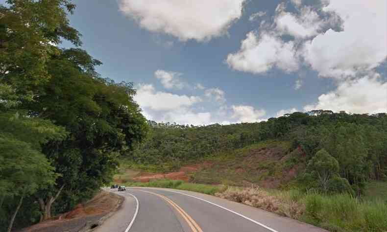 Trecho da BR-262(foto: Google Street View/Divulgao)