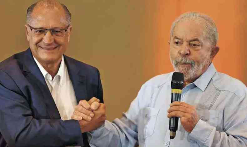 Lula e Alckmin em evento
