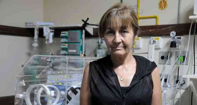 Silvia Vergara, em 2013, quando acompanhava o neto internado no Hospital Jlia Kubitschek(foto: Ramon Lisboa/EM/D.A.Press)