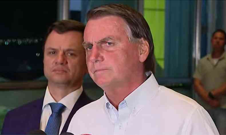 Jair Bolsonaro em pronunciamento nesta quarta-feira (26/10)
