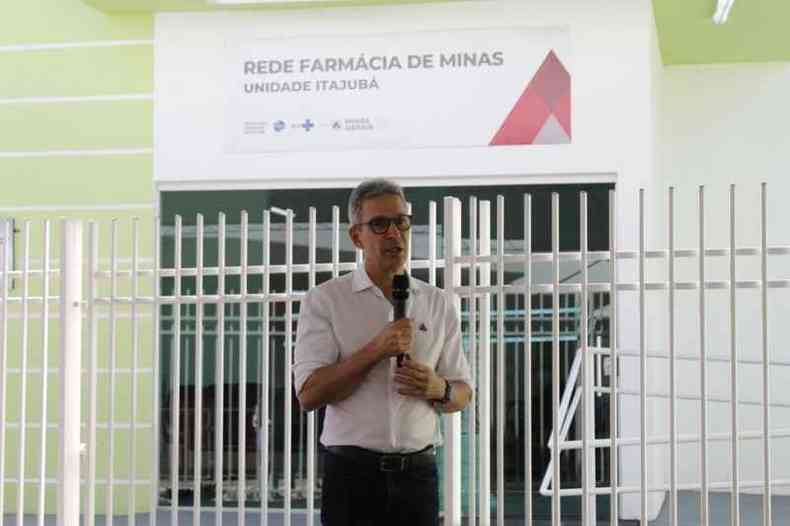 Anncio dos novos leitos foi feito durante visita do governador a Itajub(foto: Governo de Minas Gerais/Divulgao)