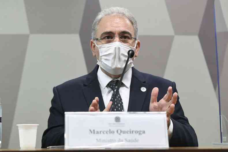 A CPI da Pandemia ouve, pela segunda vez, o ministro da Sade(foto: Jefferson Rudy/Agncia Senado)