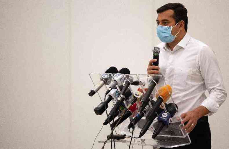 Wilson Lima estaria envolvido em organizao criminosa durante pandemia(foto: Michael Dantas/AFP)