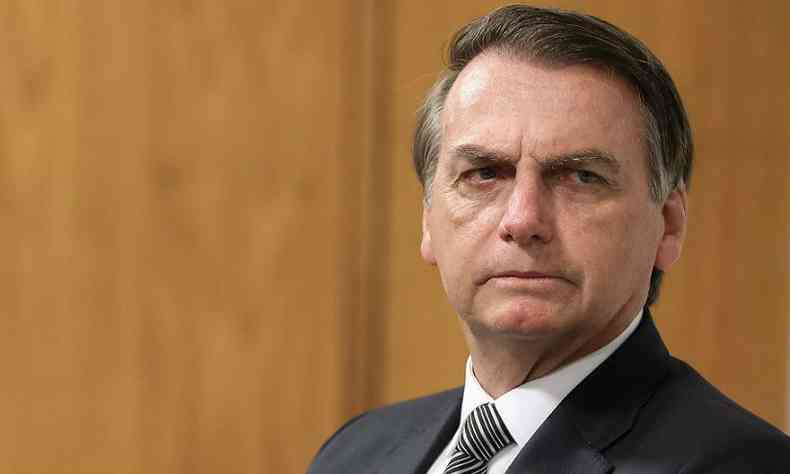 Bolsonaro reclamou de uma 'onda terrvel' que teria ocorrido aps trocas nas superintendncias da PF(foto: Marcos Correa/PR)