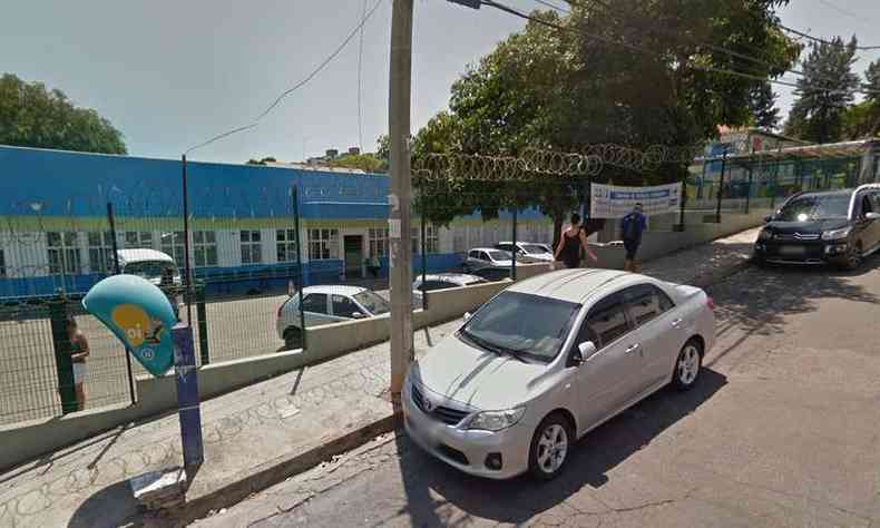 Criana foi socorrida para Unidade de Sade do Bairro gua Branca(foto: Google Street View/Reproduo)
